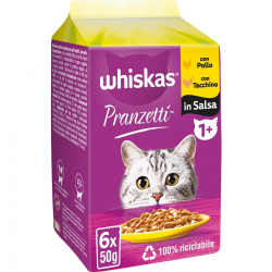 WHISKAS PRANZETTI 6 X 50 G