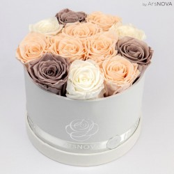 FLOWERBOX BIANCA 12 ROSE...