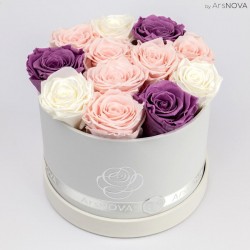 FLOWERBOX BIANCA 12 ROSE...