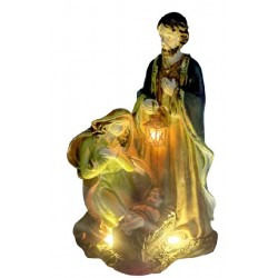 STATUINA NATIVITA' C/LED POLY