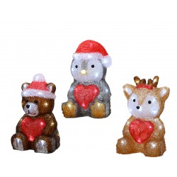 FIGURE NATALE AC C/CUORE 24LED