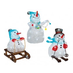 SNOWMAN ACRILICO 21,5XH32CM...