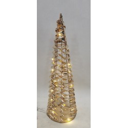 CONO ORO D12XH40CM 20LED