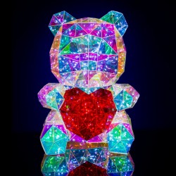 ORSO C/CUORE H30CM 40LED...