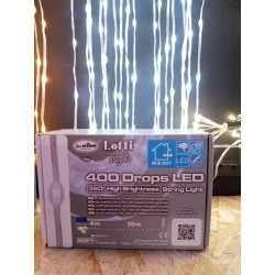 400 GOCCE LED BIANCO ALTA...