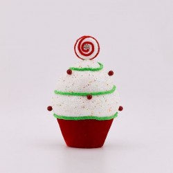 CUPCAKE NATALE D20X32CM